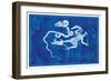Cepheus, Draco and Milky Way-null-Framed Premium Giclee Print