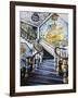 Ceramic and Azulejos Tile Staircase with Scenes from Don Quixote-null-Framed Giclee Print