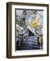 Ceramic and Azulejos Tile Staircase with Scenes from Don Quixote-null-Framed Giclee Print