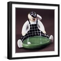 Ceramic Ashtray Decorated with Golf Player Figure, Circa 1920-Roelandt Jacobsz Savery-Framed Giclee Print