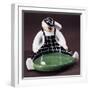 Ceramic Ashtray Decorated with Golf Player Figure, Circa 1920-Roelandt Jacobsz Savery-Framed Giclee Print