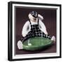 Ceramic Ashtray Decorated with Golf Player Figure, Circa 1920-Roelandt Jacobsz Savery-Framed Giclee Print