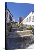 Ceramic Benches by the Water Stairs-Markus Lange-Stretched Canvas