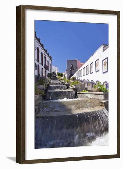 Ceramic Benches by the Water Stairs-Markus Lange-Framed Photographic Print