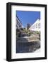 Ceramic Benches by the Water Stairs-Markus Lange-Framed Photographic Print