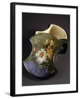 Ceramic Box with Impressionism Style Floral Decoration, before 1914-null-Framed Giclee Print