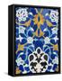 Ceramic Detail on Mir-I-Arab Madressa (Madrasa), Bukhara, Uzbekistan, Central Asia-Upperhall Ltd-Framed Stretched Canvas