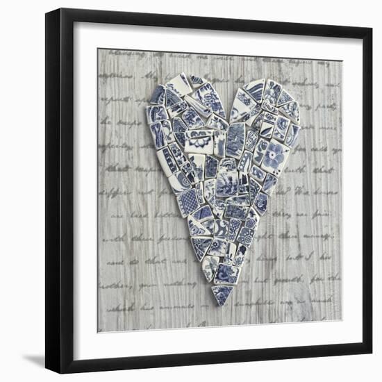 Ceramic Heart 01-Tom Quartermaine-Framed Giclee Print