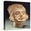 Ceramic Human Head Originating from Rio Iscuande-null-Stretched Canvas