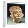 Ceramic Human Head Originating from Rio Iscuande-null-Framed Giclee Print