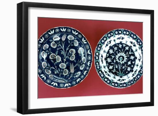 Ceramic Plates, C16th Century-null-Framed Photographic Print