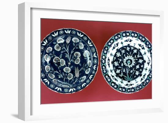 Ceramic Plates, C16th Century-null-Framed Photographic Print