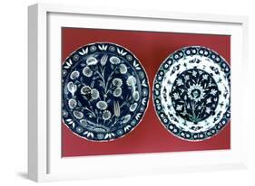 Ceramic Plates, C16th Century-null-Framed Photographic Print