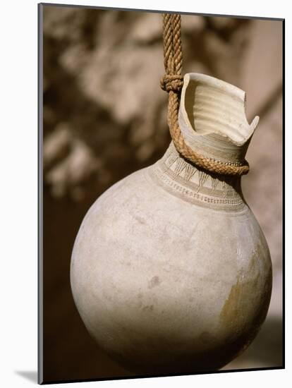 Ceramic Pot in Nizwa Fort, Oman-John Warburton-lee-Mounted Photographic Print