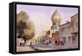 Ceramic Reflection, Shiraz, 1994-Trevor Chamberlain-Framed Stretched Canvas