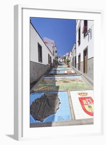 Ceramic Tiles Showing Parts of the Canary Islands-Markus Lange-Framed Photographic Print