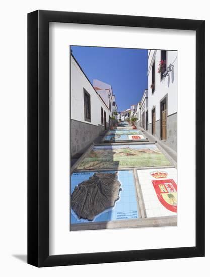 Ceramic Tiles Showing Parts of the Canary Islands-Markus Lange-Framed Photographic Print