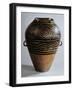 Ceramic Vase with Decorative Bands from Gansu Province, China, Neolithic, Prehistory-null-Framed Giclee Print