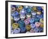 Ceramics for Sale in the Souk in the Medina, Marrakesh, Morocco, North Africa, Africa-Lee Frost-Framed Photographic Print