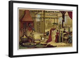 Ceramics Manufacturing-null-Framed Giclee Print