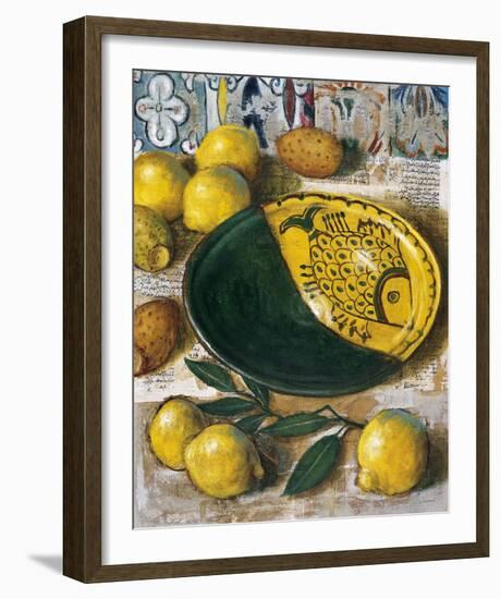 Ceramique aux Citrons-Pascal Lionnet-Framed Art Print