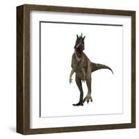 Ceratosaurus Dinosaur from the Jurassic Period-null-Framed Art Print