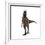 Ceratosaurus Dinosaur from the Jurassic Period-null-Framed Art Print