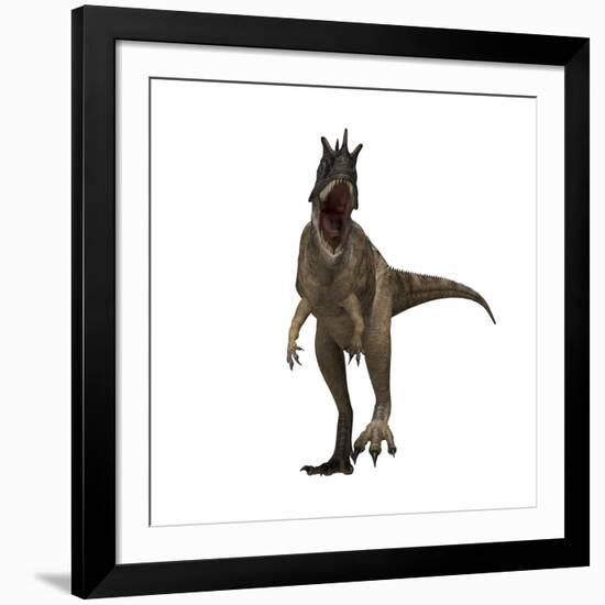 Ceratosaurus Dinosaur from the Jurassic Period-null-Framed Art Print