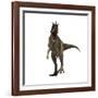 Ceratosaurus Dinosaur from the Jurassic Period-null-Framed Art Print