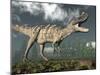 Ceratosaurus Dinosaur Roaring-Stocktrek Images-Mounted Art Print