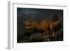 Ceratosaurus Was a Large Predatory Dinosaur from the Late Jurassic Period-null-Framed Art Print