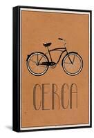 Cerca (Italian - Explore)-null-Framed Stretched Canvas