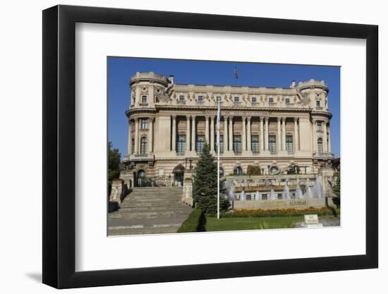Cercul Militar Restaurant, Bucharest, Romania, Europe-Rolf Richardson-Framed Photographic Print