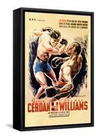 Cerdan vs. Williams-null-Framed Stretched Canvas