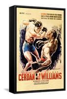 Cerdan vs. Williams-null-Framed Stretched Canvas