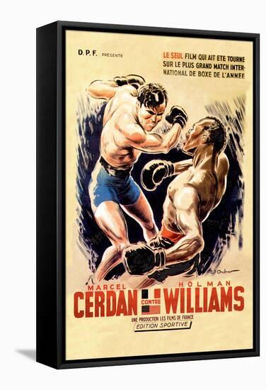 Cerdan vs. Williams-null-Framed Stretched Canvas