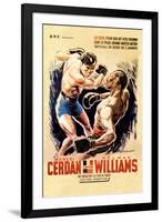 Cerdan vs. Williams-null-Framed Art Print