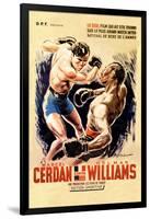 Cerdan vs. Williams-null-Framed Art Print