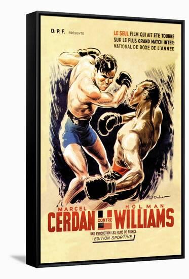 Cerdan vs. Williams-null-Framed Stretched Canvas