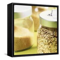 Cereals in Storage Jars-Barbara Bonisolli-Framed Stretched Canvas