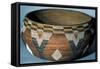 Ceremonial Basket, North American Indian-null-Framed Stretched Canvas