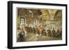 Ceremonial Dinner in the Palace of the Facets in the Moscow Kremlin, 1883-1895-Mihaly Zichy-Framed Giclee Print