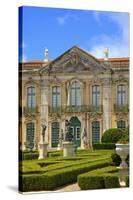 Ceremonial Facade, Palacio De Queluz, Lisbon, Portugal, South West Europe-Neil Farrin-Stretched Canvas
