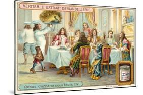 Ceremonial Feast under Louis XIV of France-null-Mounted Giclee Print