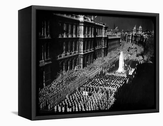 Ceremony at London Cenotaph-null-Framed Stretched Canvas