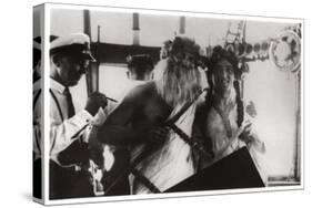 Ceremony Celebrating the Crossing of the Equator on Board the Airship 'Graf Zeppelin, 1930-null-Stretched Canvas