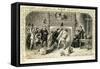 Ceremony for Christmas Eve --Myles Birket Foster-Framed Stretched Canvas