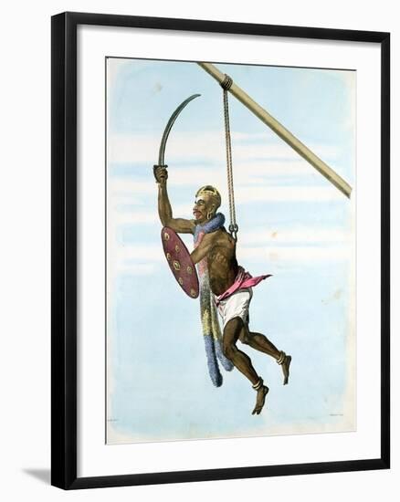 Ceremony Honouring Mariatale, Goddess of Smallpox, Negapattam, India, 1806-null-Framed Giclee Print