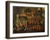 Ceremony in Basilica of Saint Mark in Venice, Painting by Anonymous Artist, Italy, 18th Century-null-Framed Giclee Print