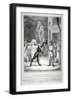 Ceremony in Vauxhall Gardens, Lambeth, London, 1833-Isaac Robert Cruikshank-Framed Giclee Print